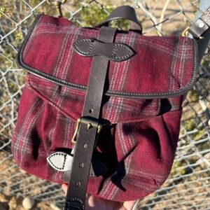 Filson Field Wool Plaid Bag
